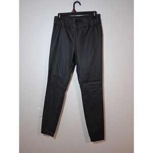 New York & Company Black Faux Leather Leggings